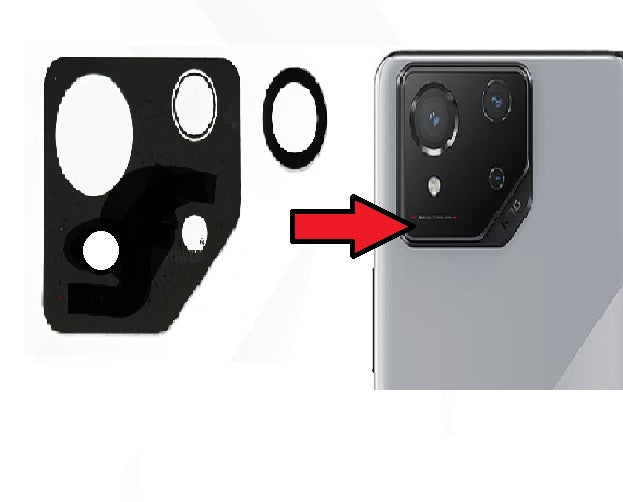Asus Rog Phone 8 Camera Glass Lens  Asus Rog Phone 8 Camera Glass Lens